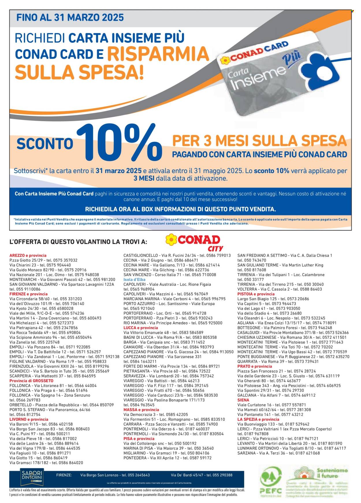 Volantino Conad - 27/2/2025 - 26/3/2025. Pagina 8