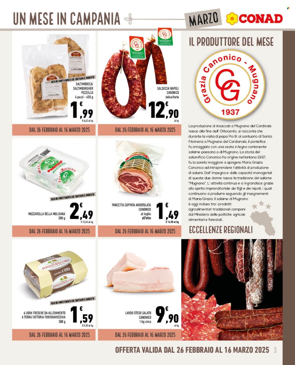 Volantino Conad - 26/2/2025 - 31/3/2025. Pagina 3