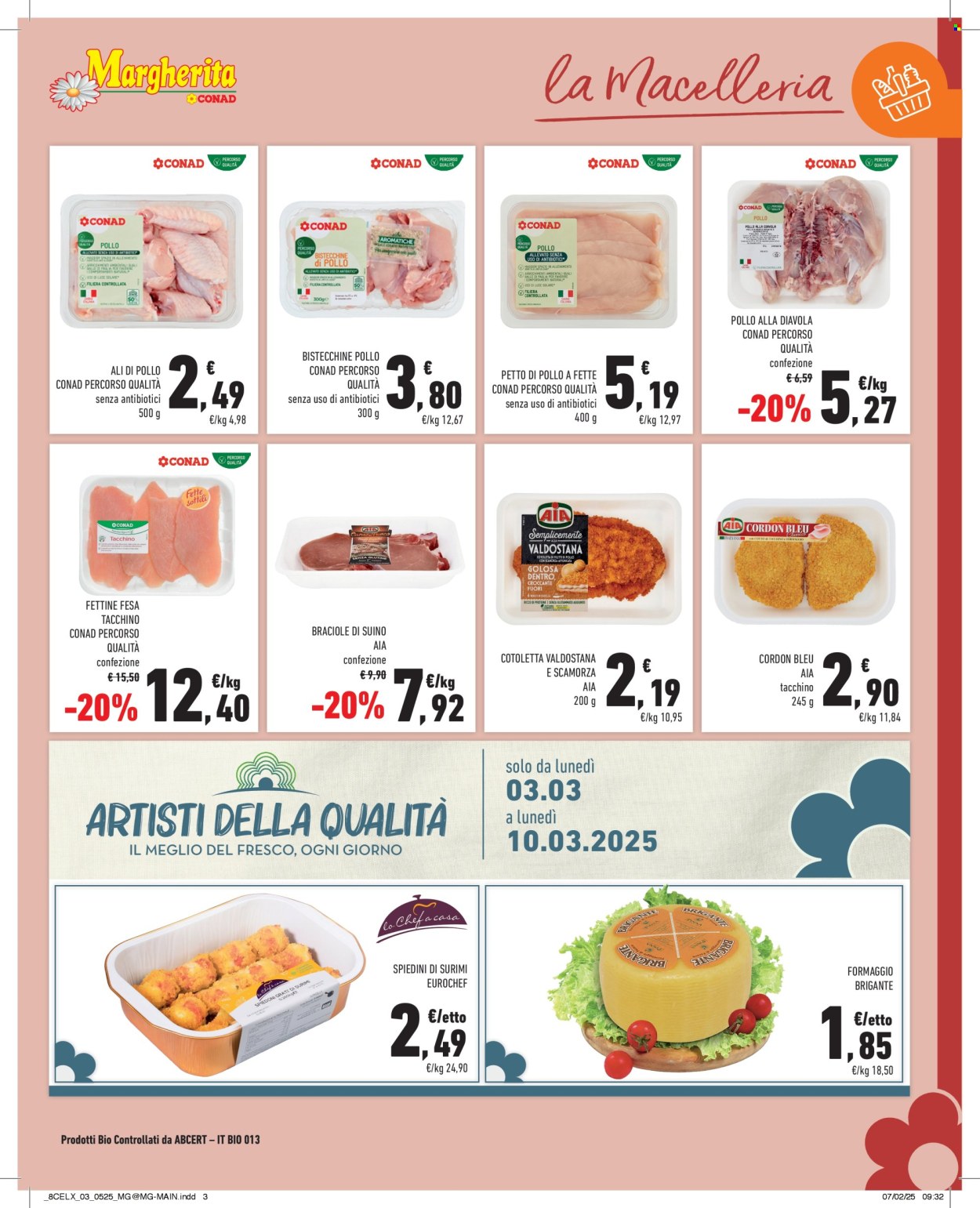 Volantino Margherita Conad - 25/2/2025 - 10/3/2025. Pagina 3