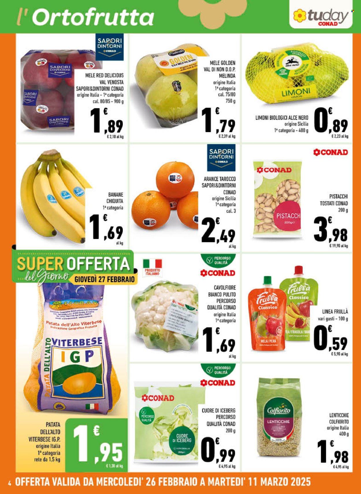 Volantino TuDay Conad - 26/2/2025 - 11/3/2025. Pagina 4
