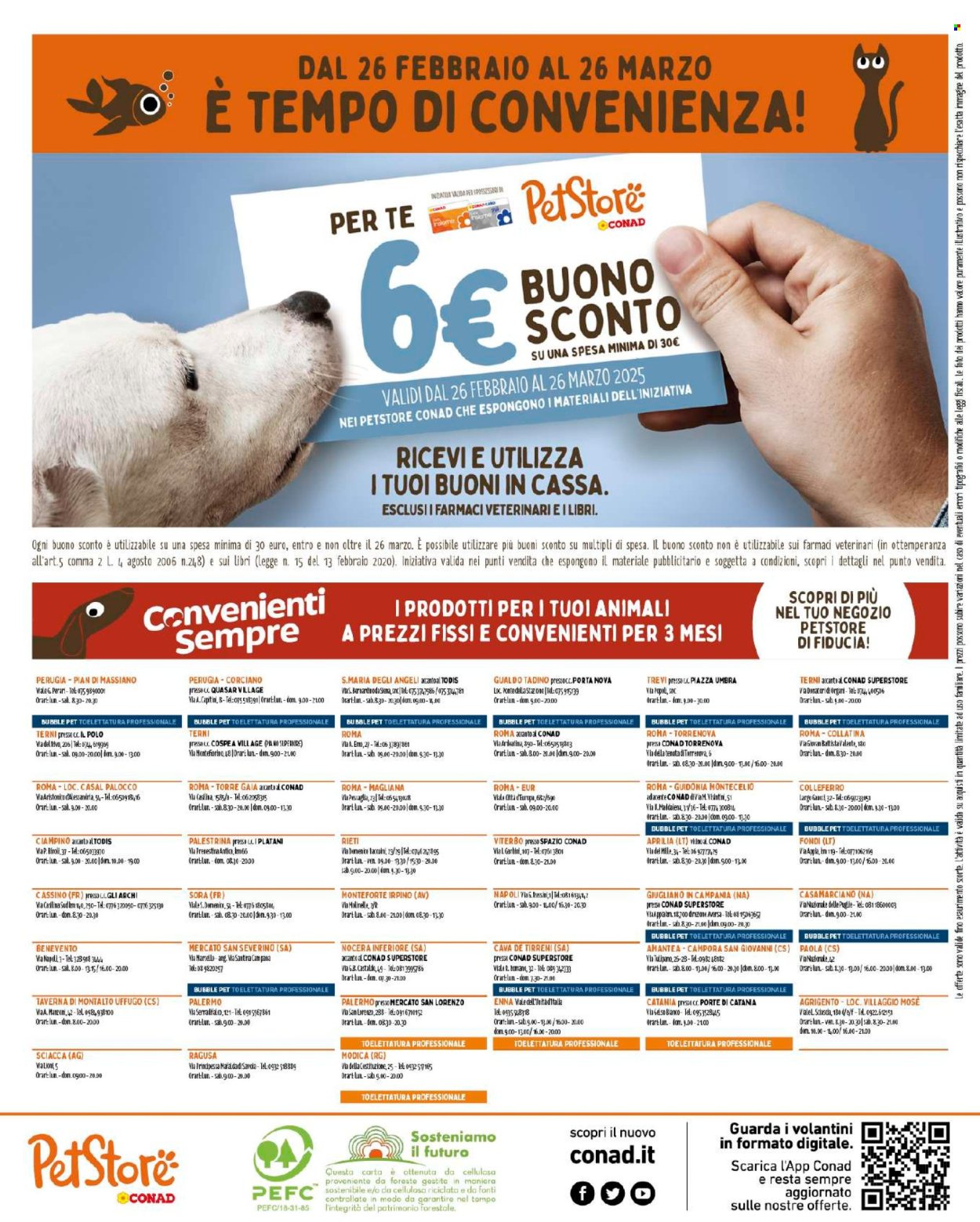 Volantino Pet Store Conad - 26/2/2025 - 26/3/2025. Pagina 8