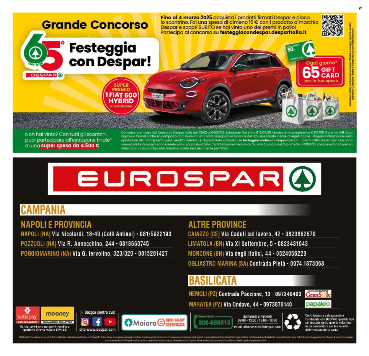 Volantino Eurospar - 24/2/2025 - 6/3/2025. Pagina 16