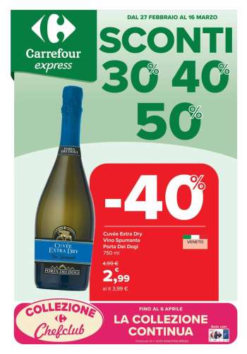Volantino Carrefour - 27/2/2025 - 16/3/2025.