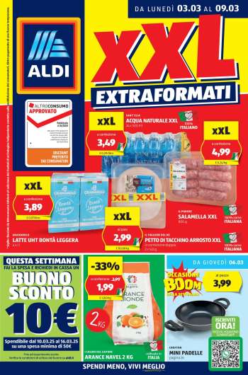 Volantino Aldi - 3/3/2025 - 9/3/2025.