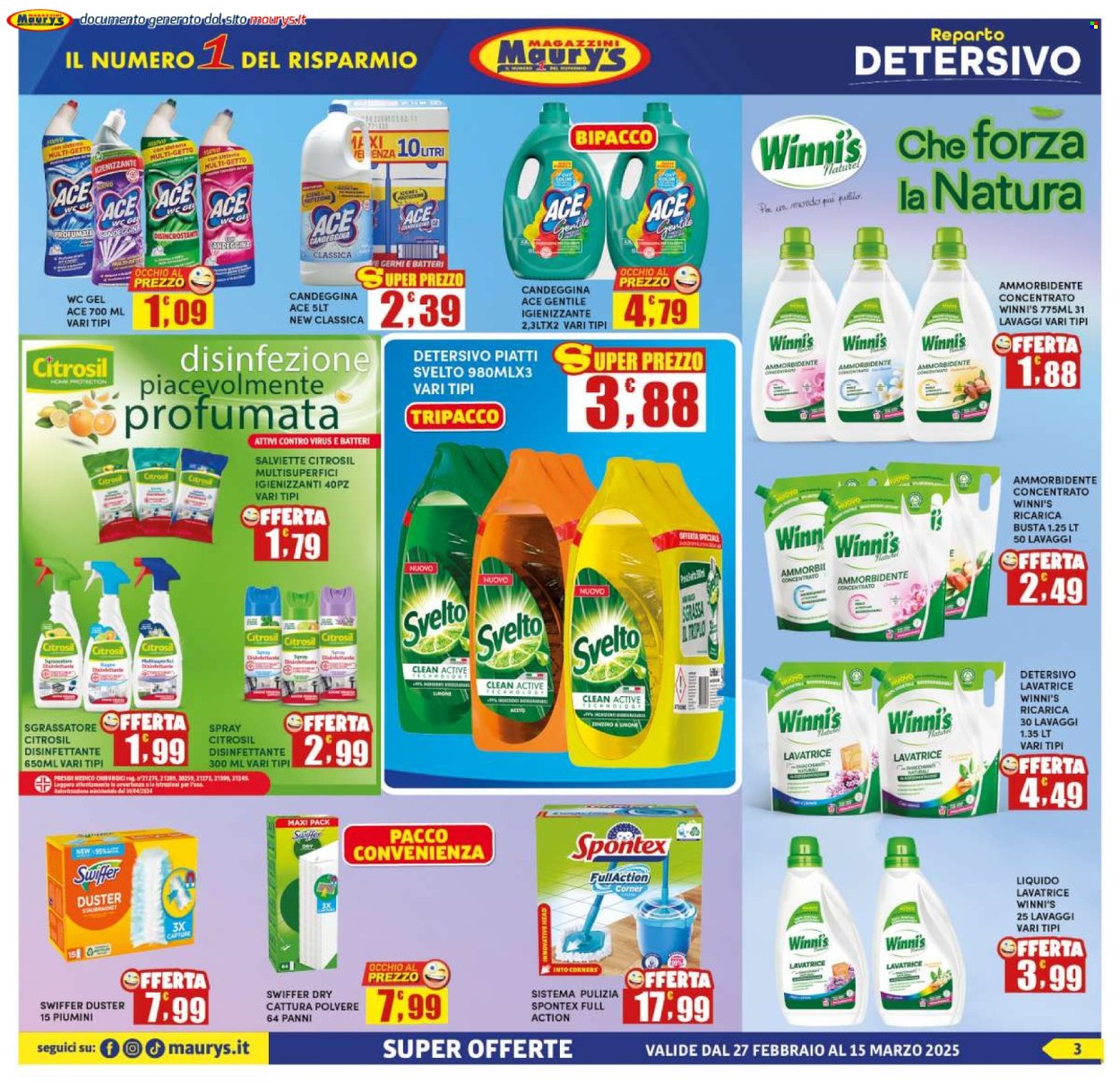 Volantino Maury's - 27/2/2025 - 15/3/2025. Pagina 3