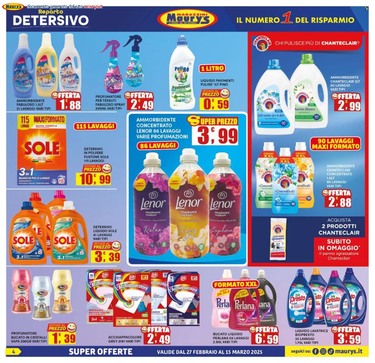 Volantino Maury's - 27/2/2025 - 15/3/2025. Pagina 4