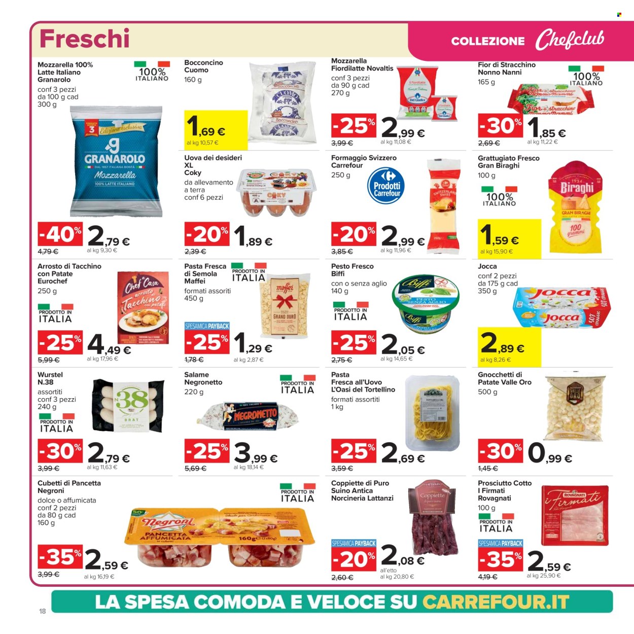 Volantino Carrefour - 28/2/2025 - 12/3/2025. Pagina 18