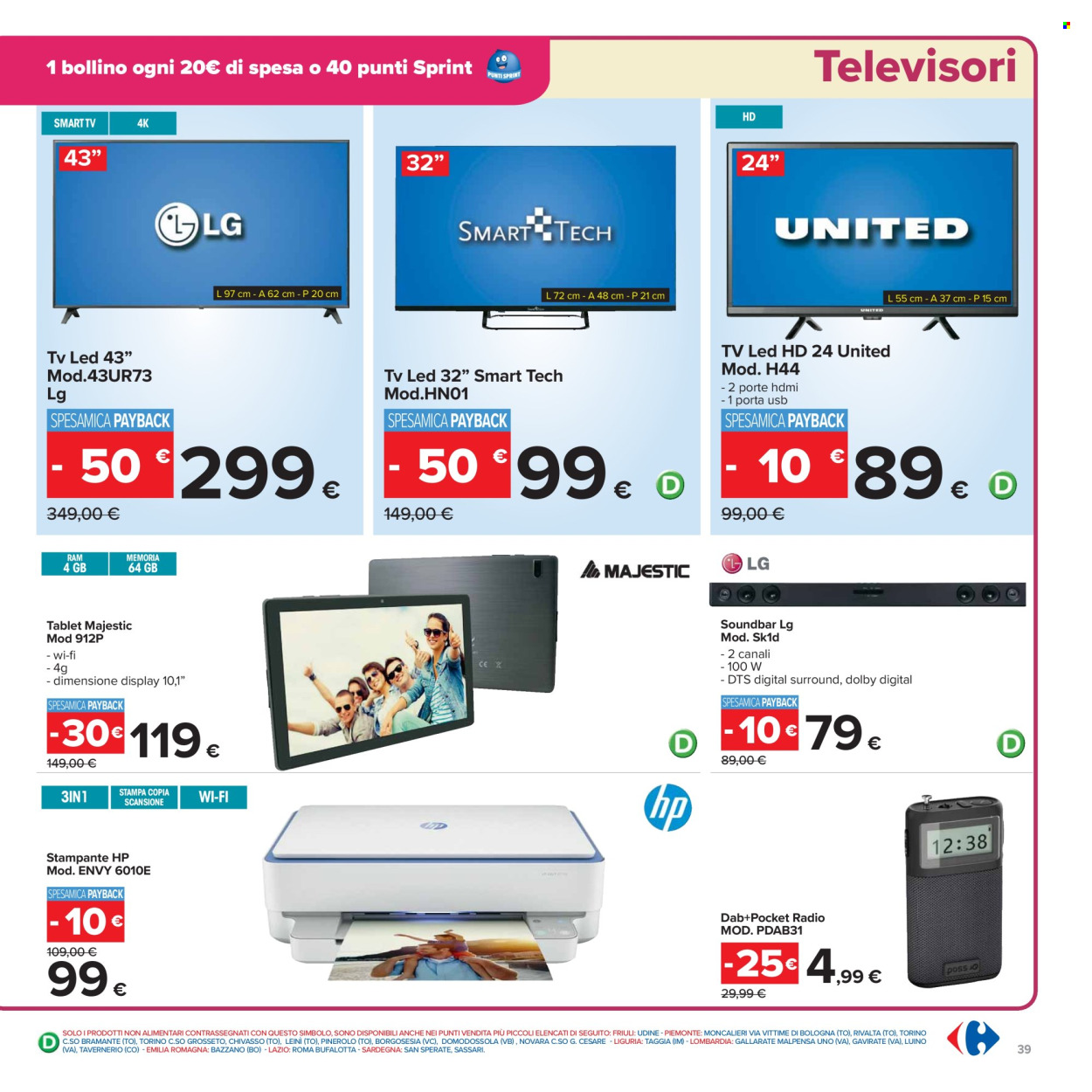 Volantino Carrefour - 28/2/2025 - 12/3/2025. Pagina 39