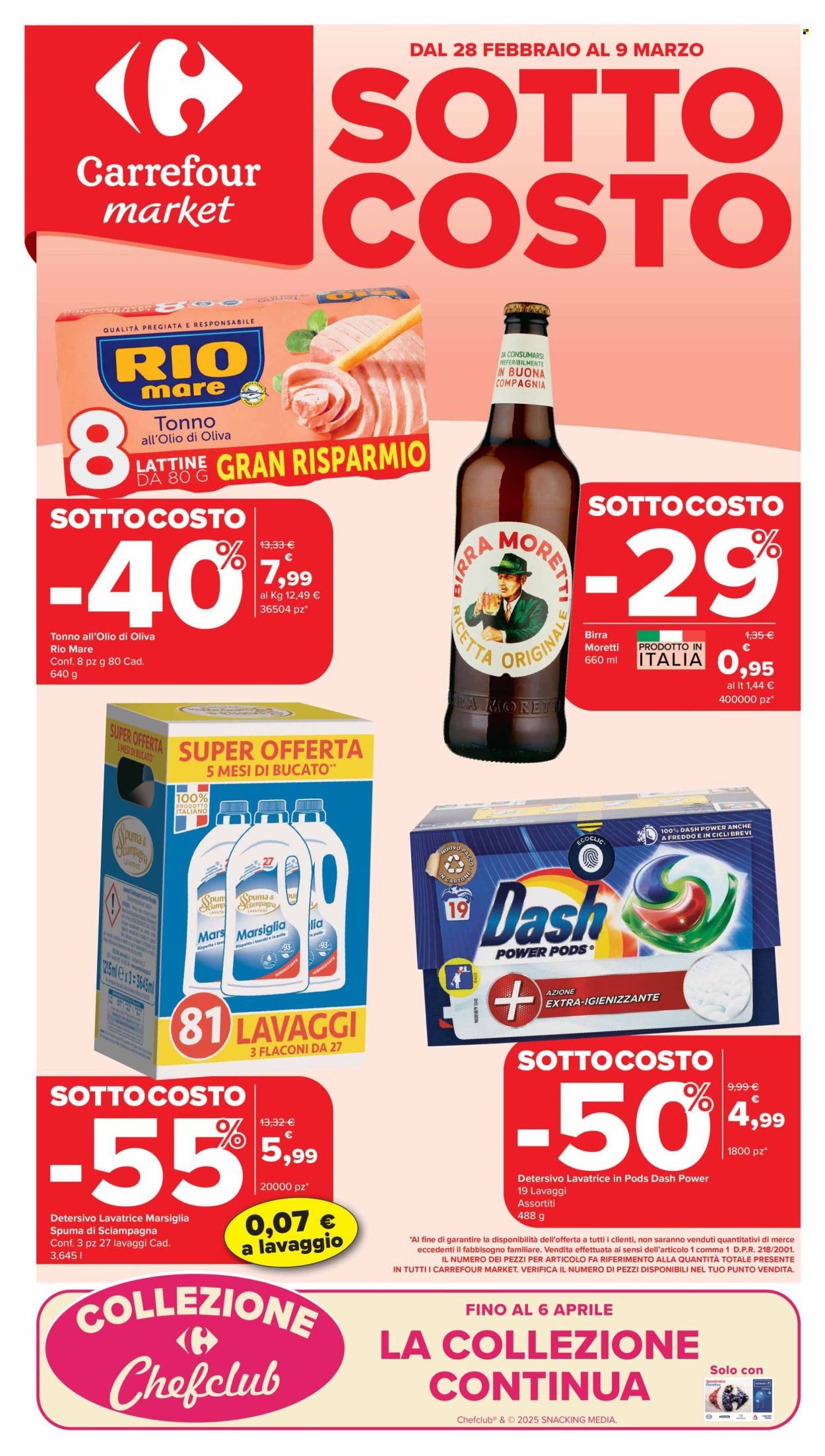 Volantino Carrefour - 28/2/2025 - 9/3/2025. Pagina 1