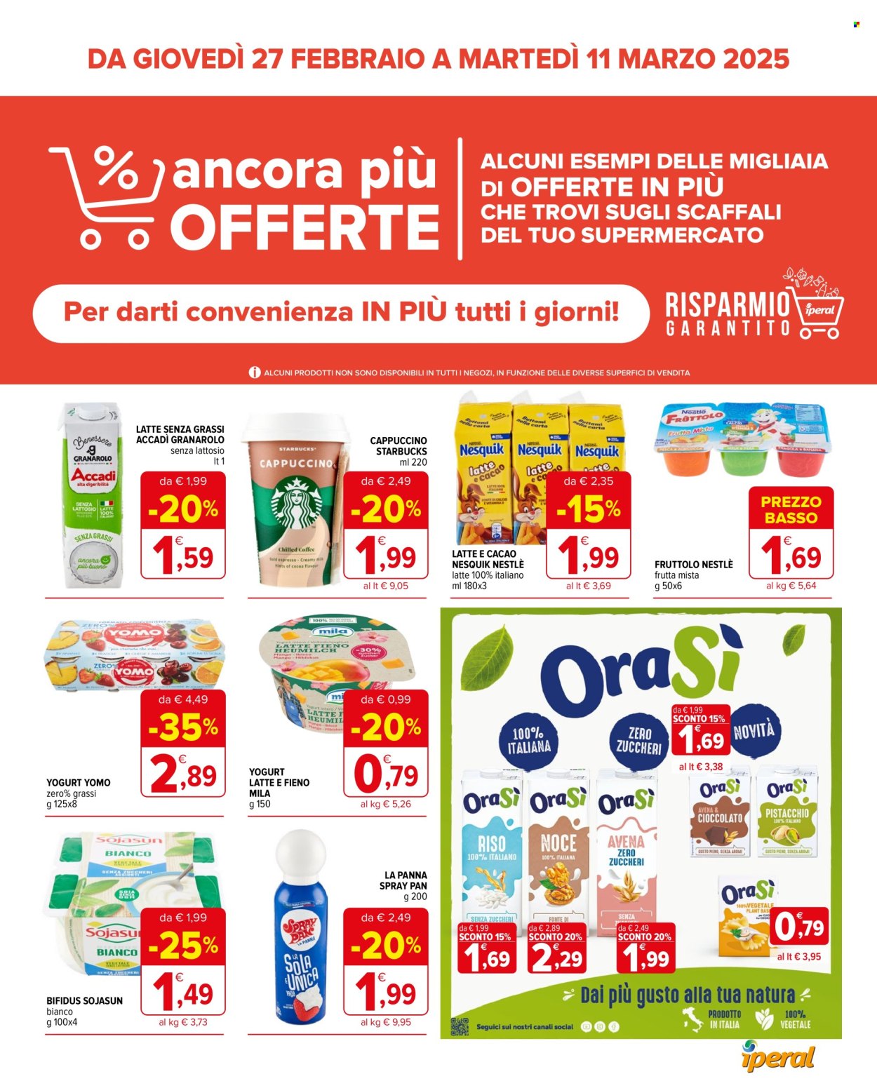 Volantino Iperal - 27/2/2025 - 11/3/2025. Pagina 1