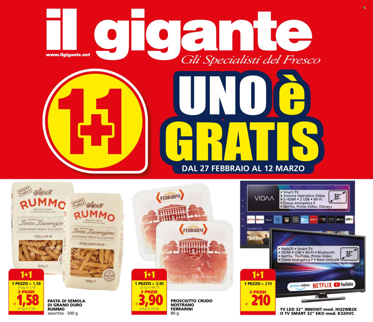 Volantino Il Gigante - 27/2/2025 - 12/3/2025. Pagina 1