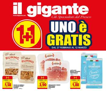 Volantino Il Gigante - 27/2/2025 - 12/3/2025.