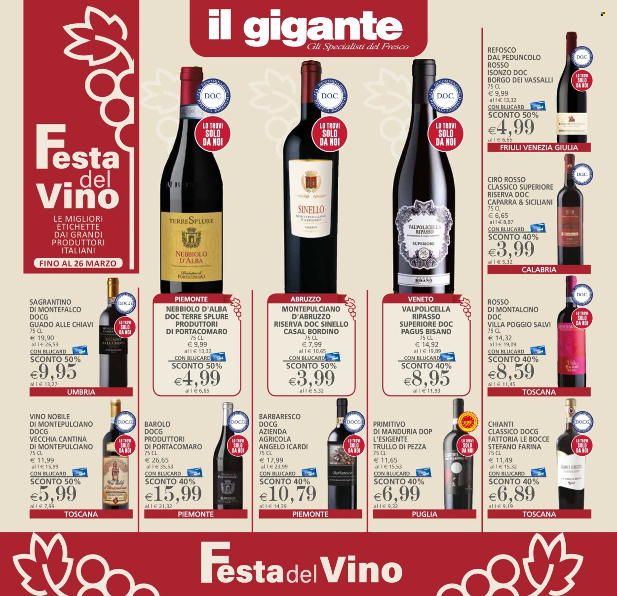 Volantino Il Gigante - 27/2/2025 - 26/3/2025. Pagina 1