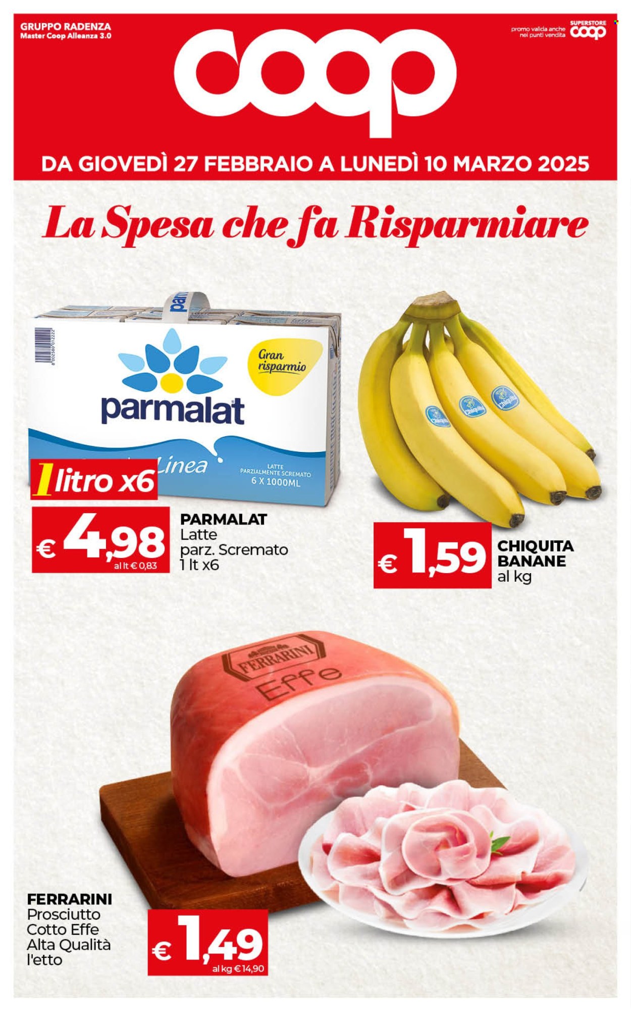 Volantino Coop - 27/2/2025 - 10/3/2025. Pagina 1