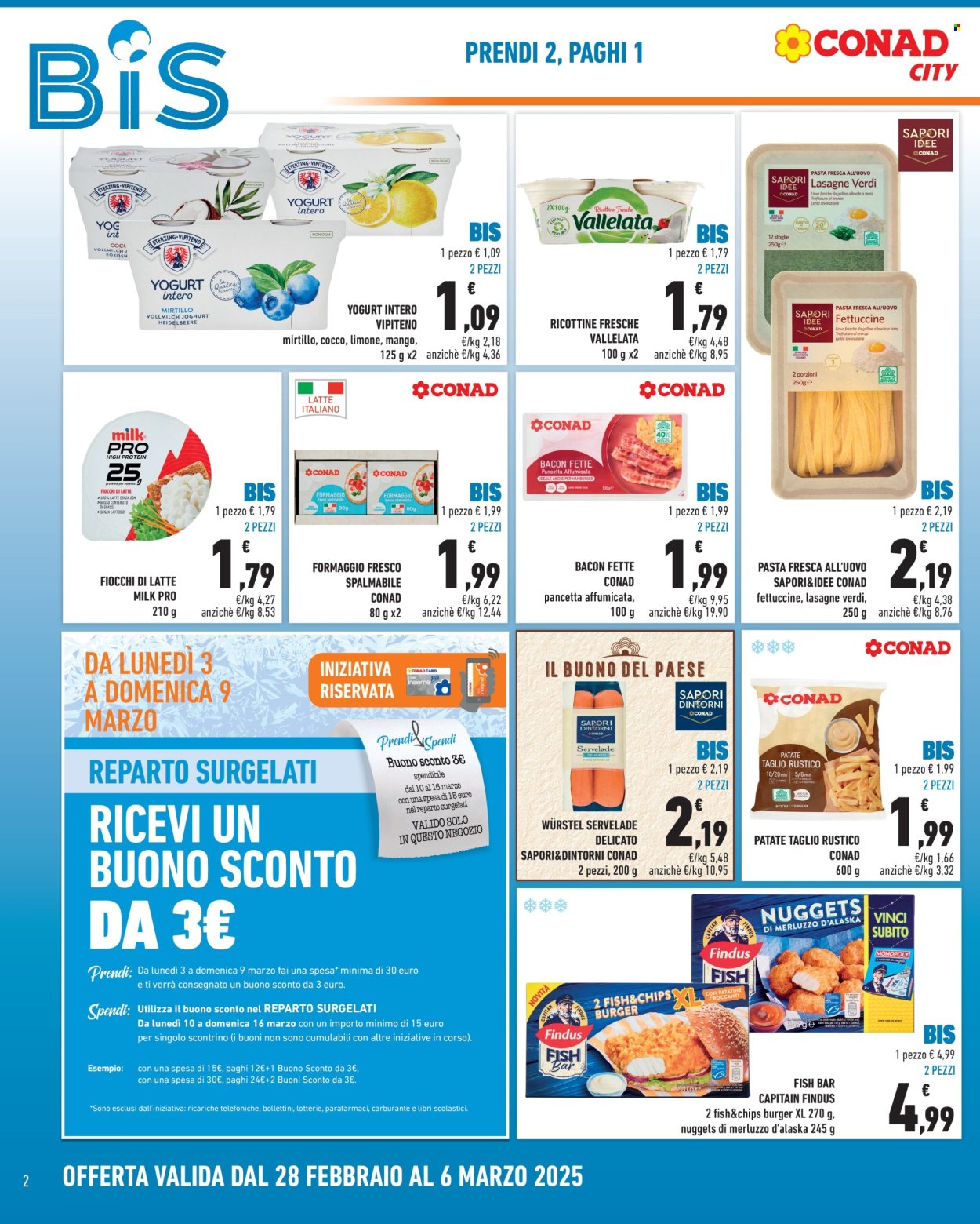 Volantino Conad City - 28/2/2025 - 6/3/2025. Pagina 2