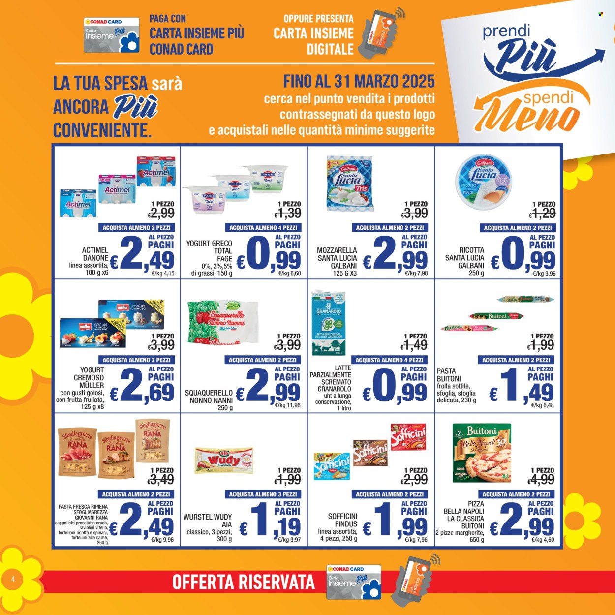 Volantino Spesa Facile Conad - 1/3/2025 - 31/3/2025. Pagina 4