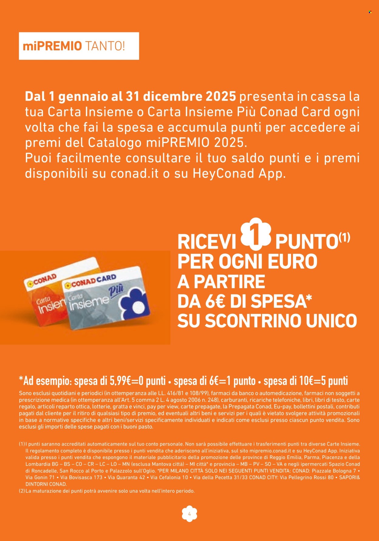 Leták Conad - 1.3.2025 - 31.12.2025. Strana 4