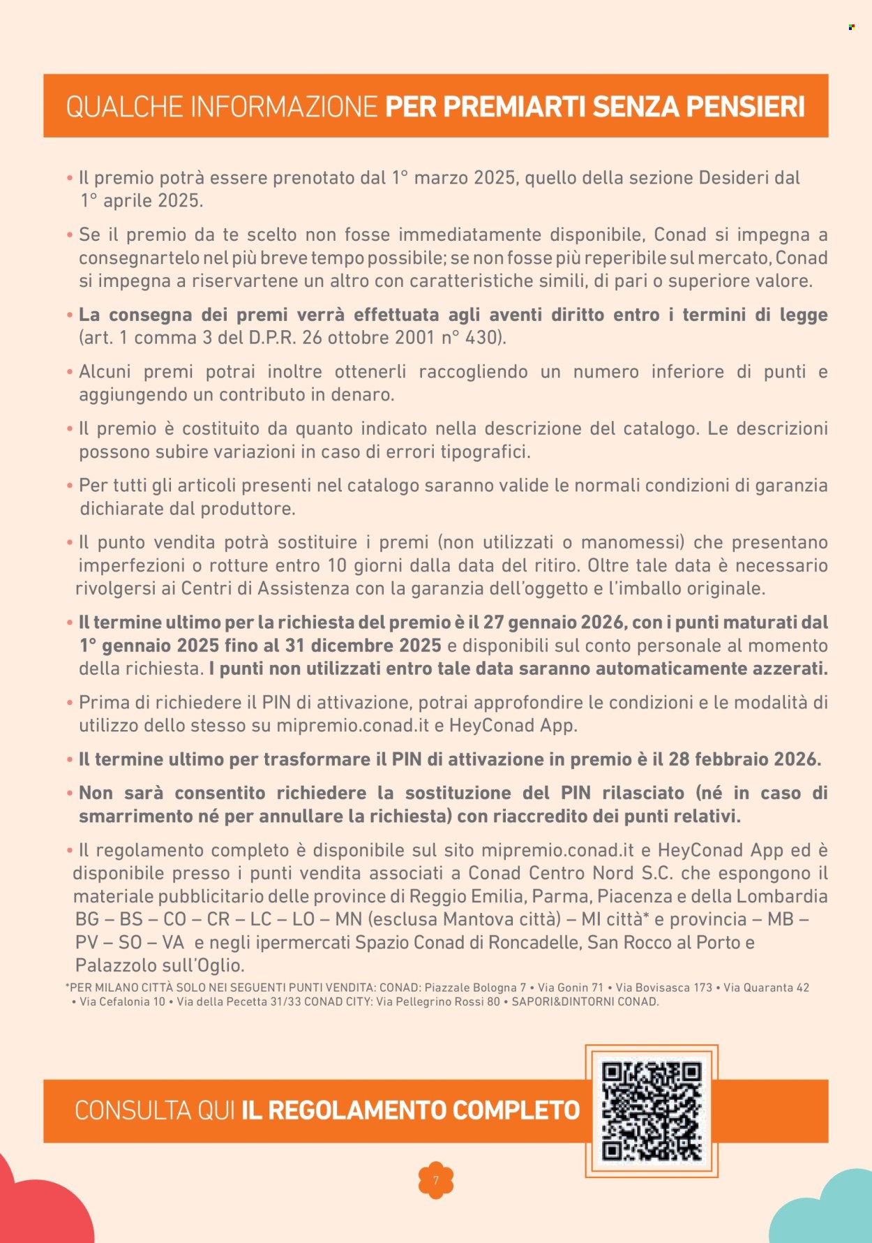 Leták Conad - 1.3.2025 - 31.12.2025. Strana 7