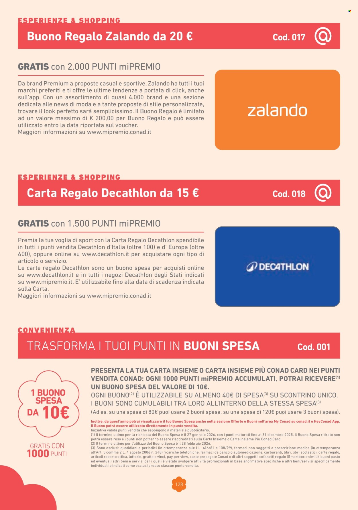 Leták Conad - 1.3.2025 - 31.12.2025. Strana 128