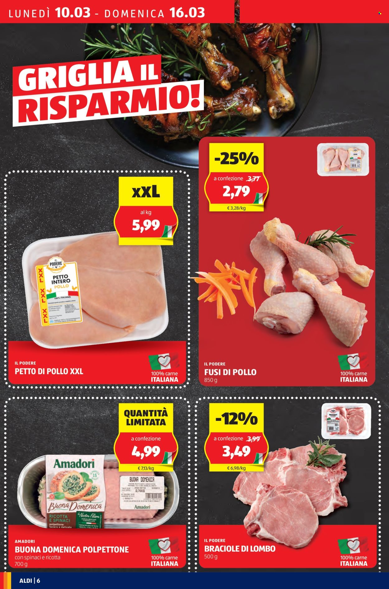 Volantino Aldi - 10/3/2025 - 16/3/2025. Pagina 6