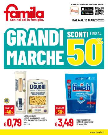 Volantino Famila - 6/3/2025 - 16/3/2025.