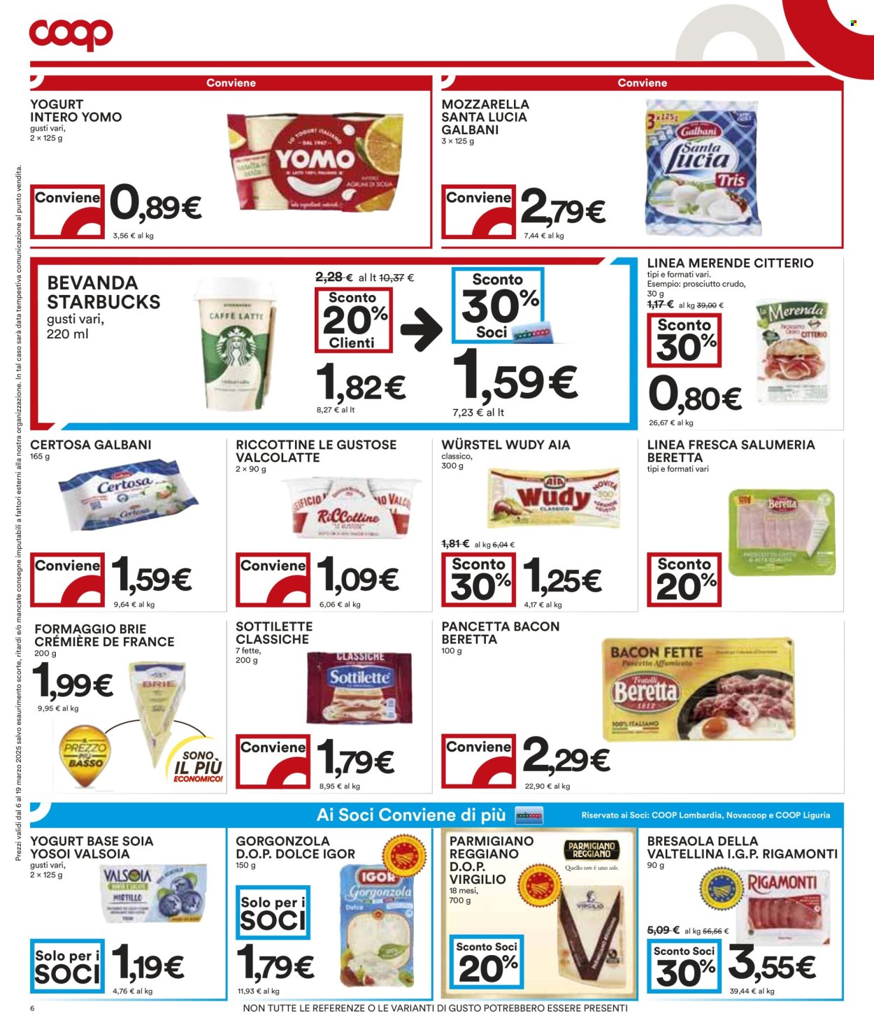 Volantino Coop - 6/3/2025 - 19/3/2025. Pagina 6