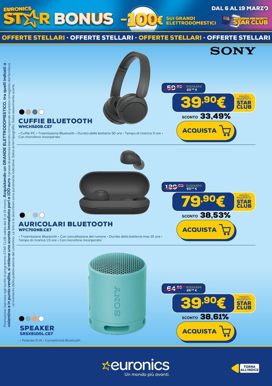 Volantino Euronics - 6/3/2025 - 19/3/2025. Pagina 18