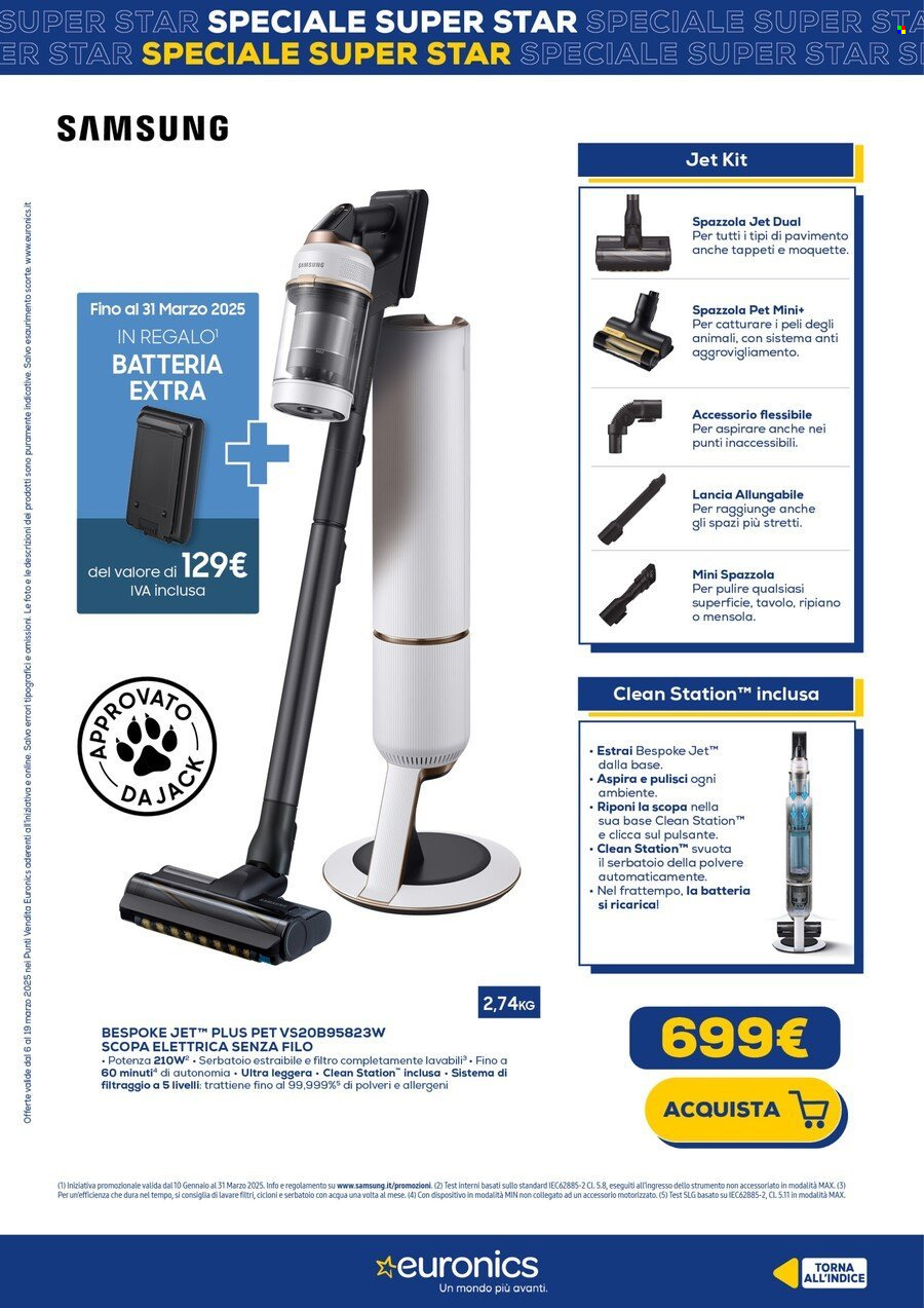 Volantino Euronics - 6/3/2025 - 19/3/2025. Pagina 25