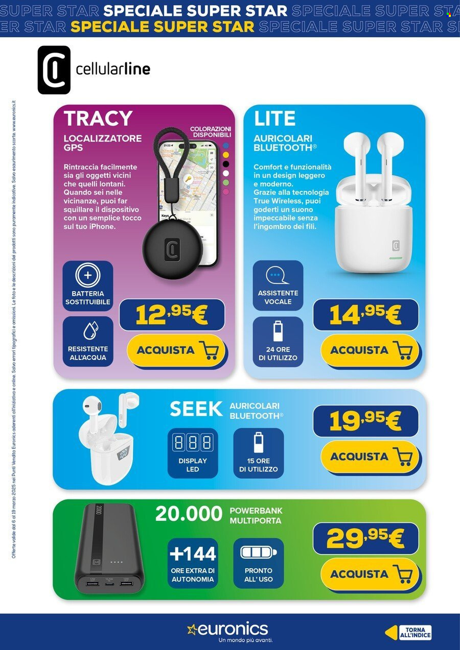 Volantino Euronics - 6/3/2025 - 19/3/2025. Pagina 34