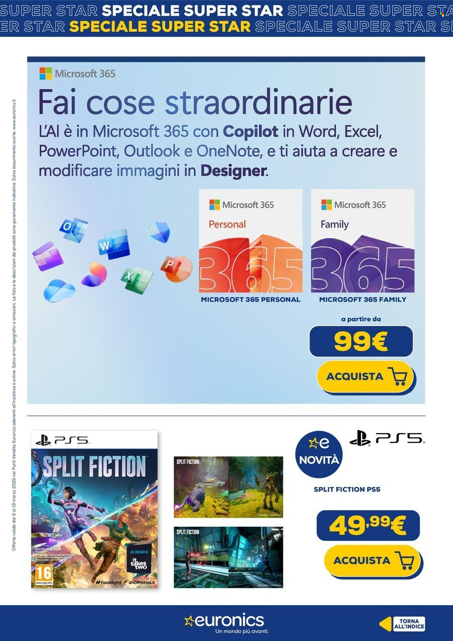 Volantino Euronics - 6/3/2025 - 19/3/2025. Pagina 38