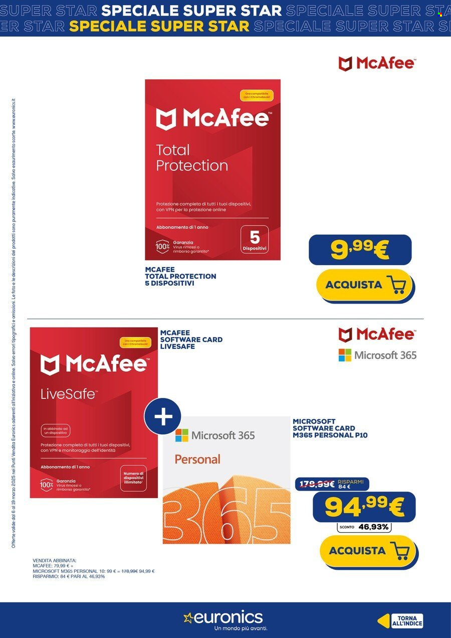 Volantino Euronics - 6/3/2025 - 19/3/2025. Pagina 39