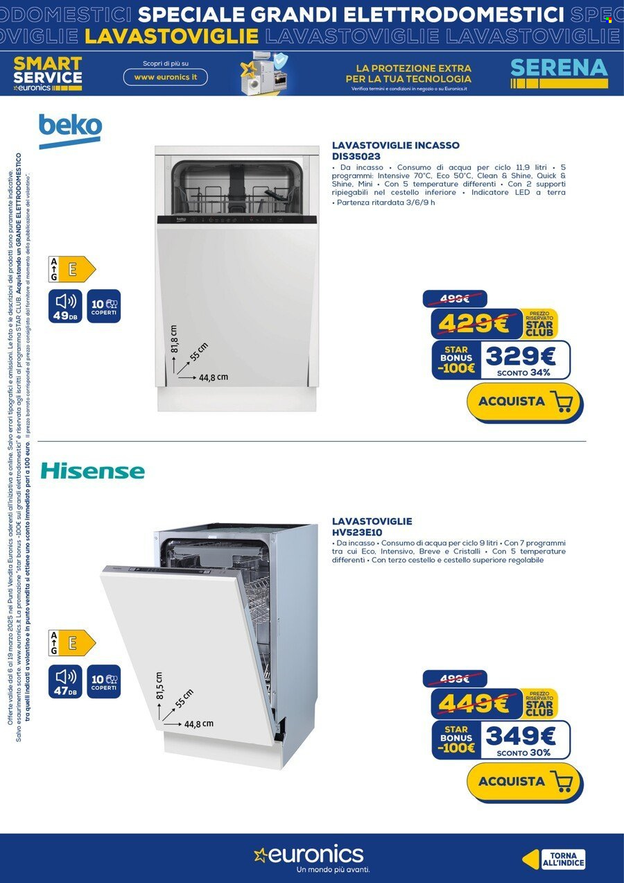 Volantino Euronics - 6/3/2025 - 19/3/2025. Pagina 9