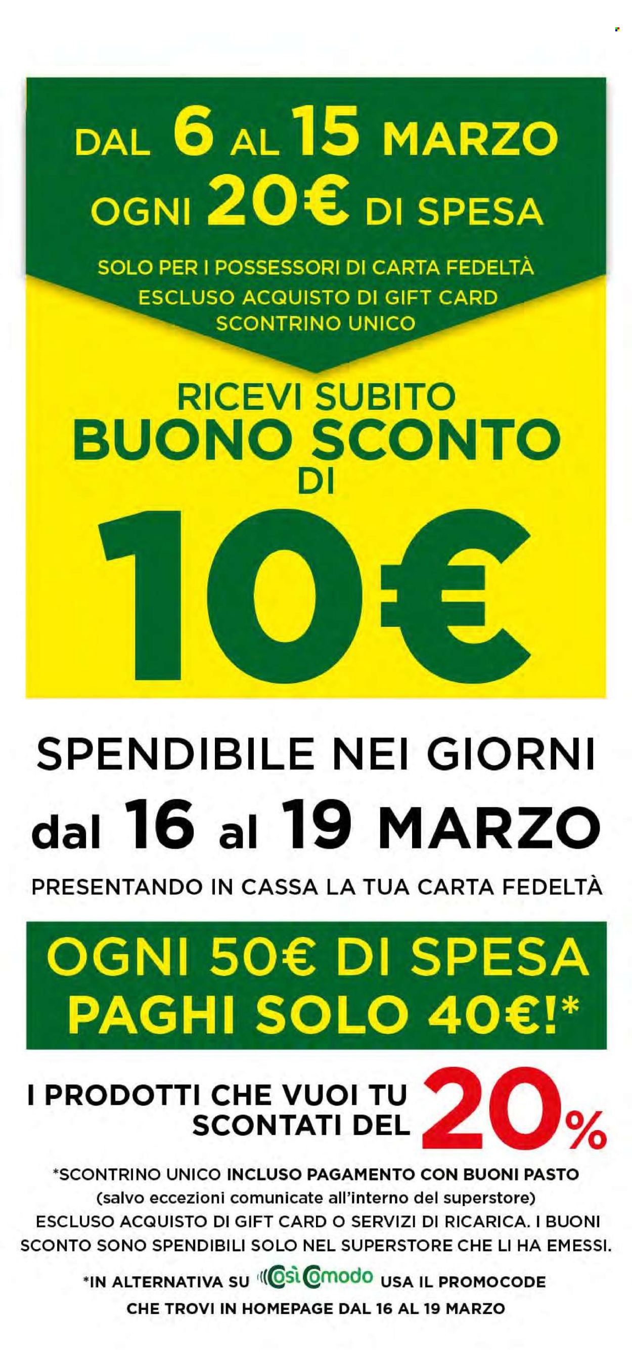 Volantino Famila - 6/3/2025 - 15/3/2025. Pagina 2
