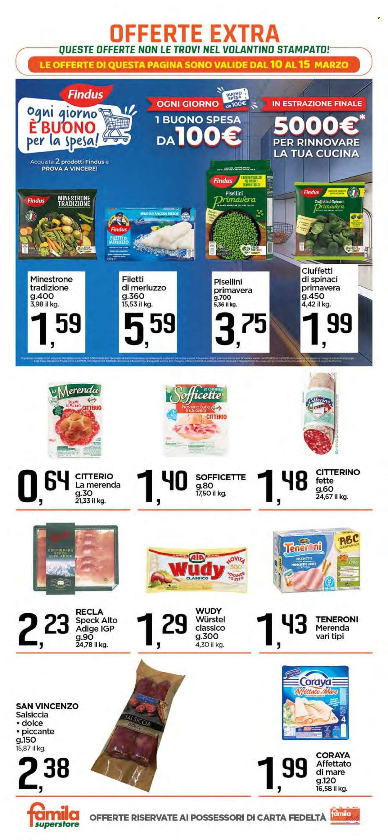 Volantino Famila - 6/3/2025 - 15/3/2025. Pagina 22
