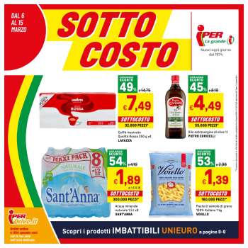 Volantino Iper, La grande i - 6/3/2025 - 15/3/2025.