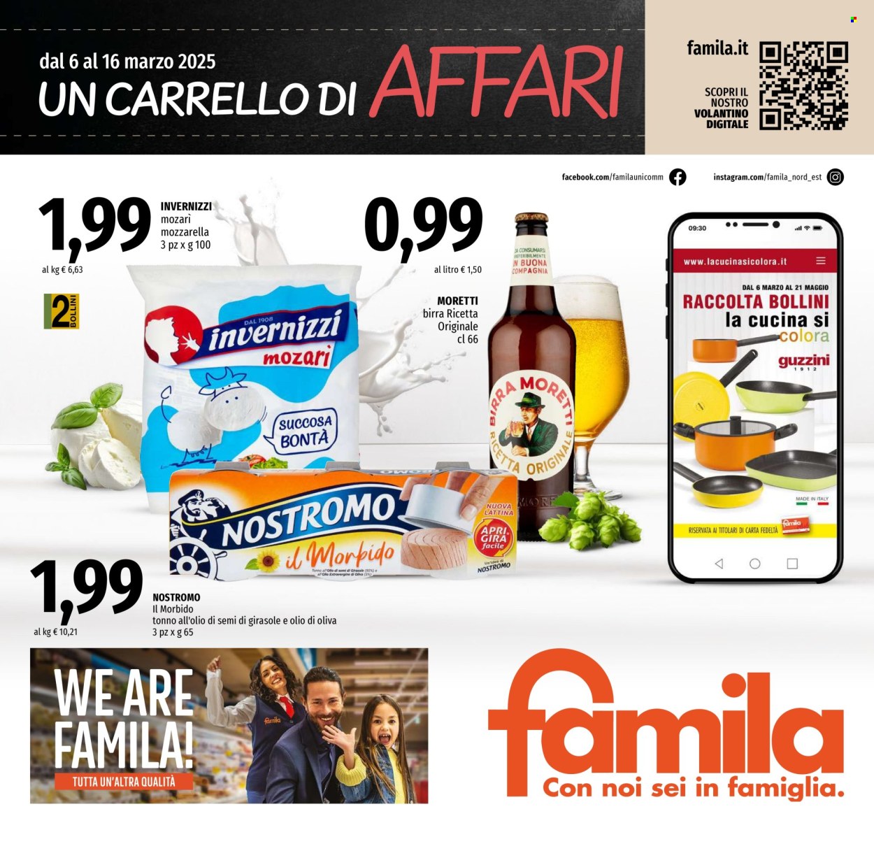 Volantino Famila - 6/3/2025 - 16/3/2025. Pagina 1