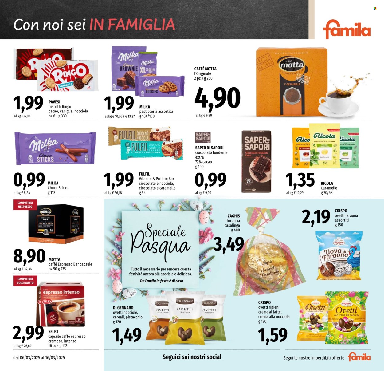 Volantino Famila - 6/3/2025 - 16/3/2025. Pagina 15
