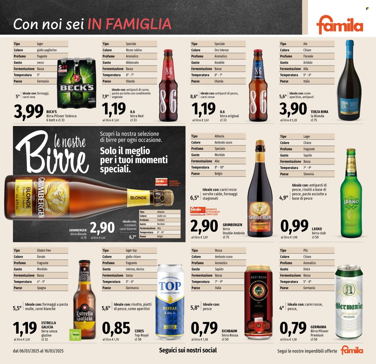 Volantino Famila - 6/3/2025 - 16/3/2025. Pagina 17