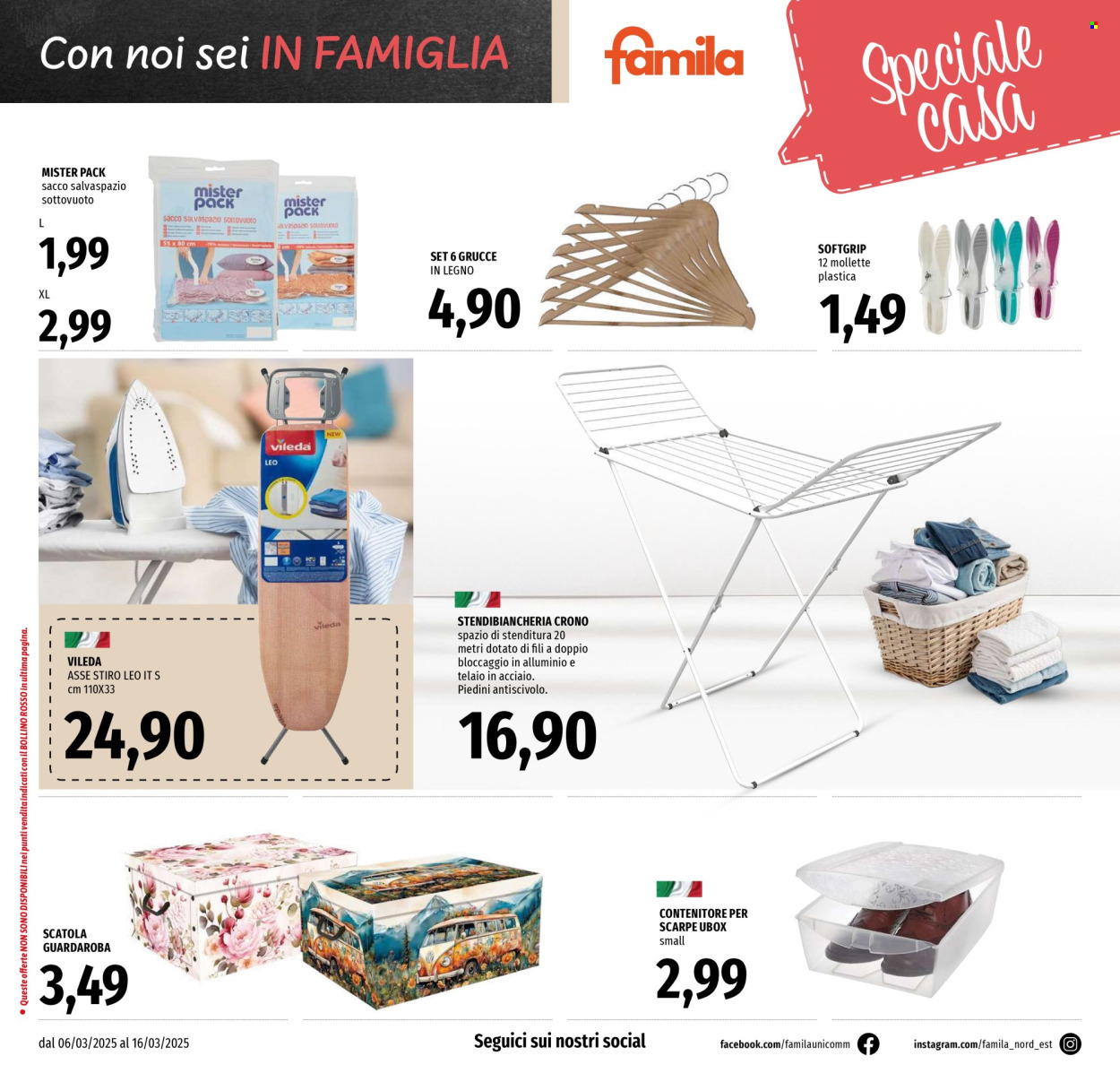 Volantino Famila - 6/3/2025 - 16/3/2025. Pagina 24