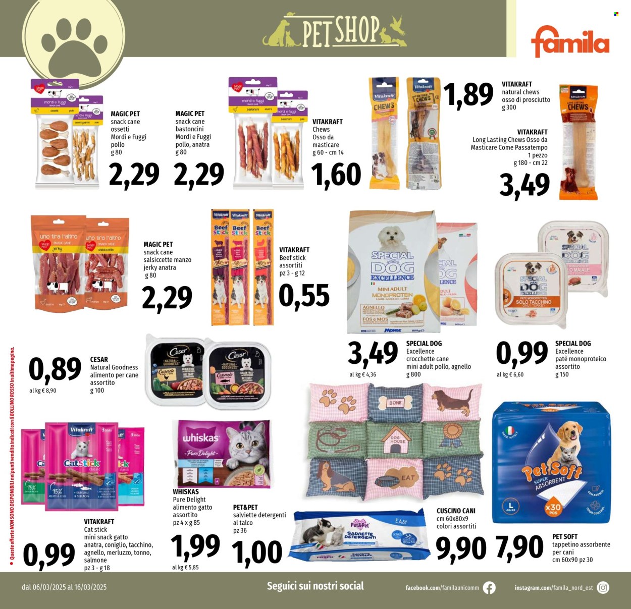 Volantino Famila - 6/3/2025 - 16/3/2025. Pagina 26