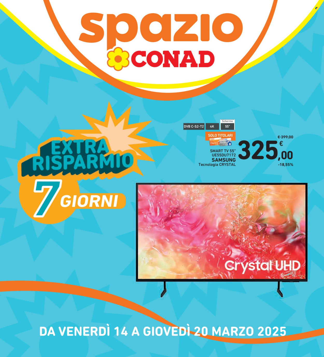 Volantino Spazio Conad - 14/3/2025 - 20/3/2025. Pagina 1