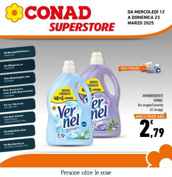 Volantino Conad Superstore - 12/3/2025 - 23/3/2025.