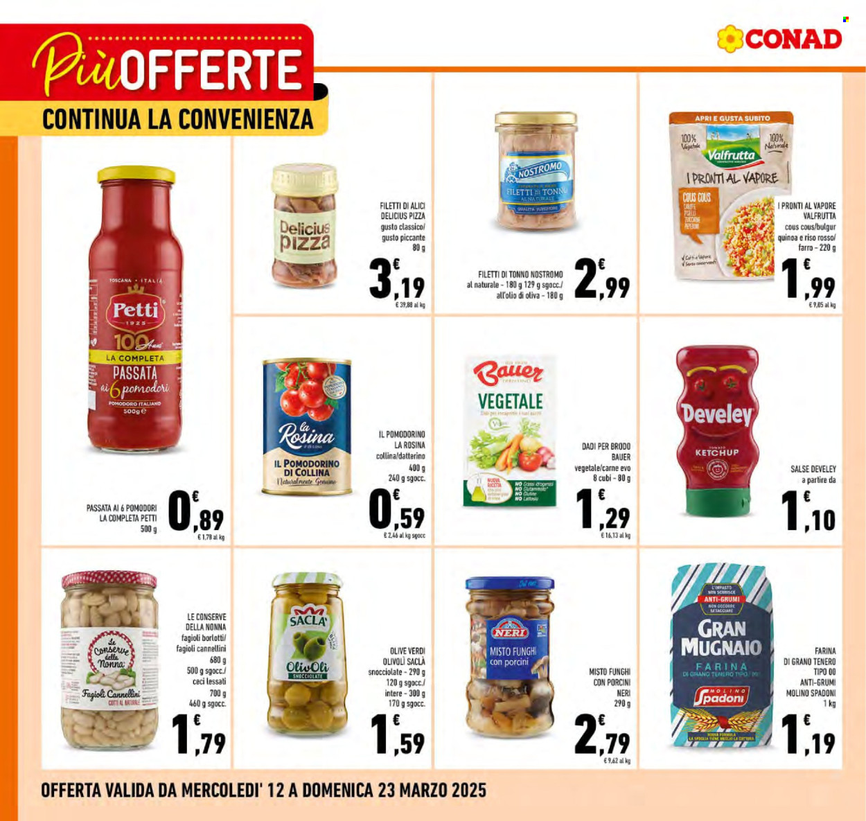 Volantino Conad - 12/3/2025 - 23/3/2025. Pagina 1