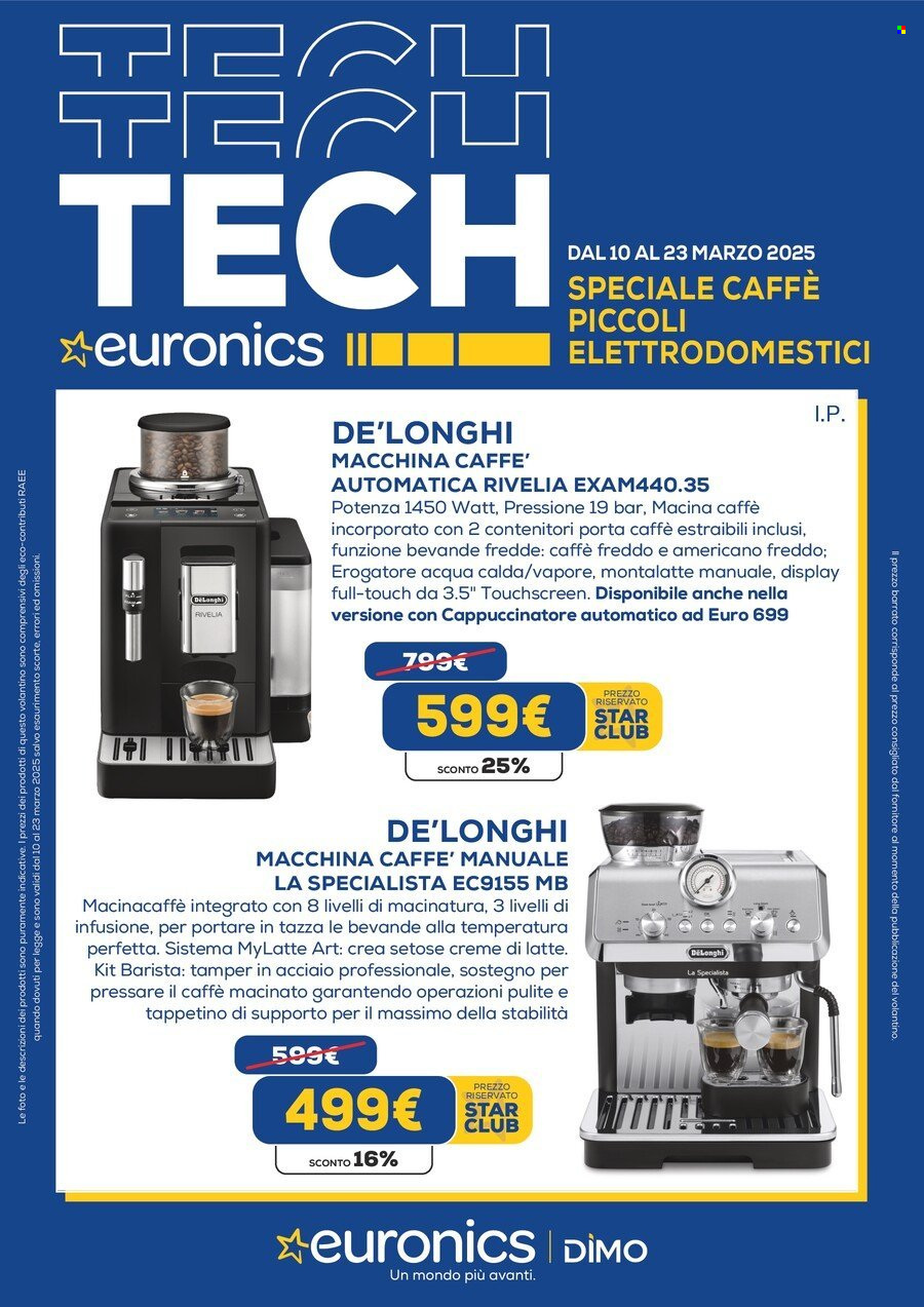 Volantino Euronics - 10/3/2025 - 23/3/2025. Pagina 1