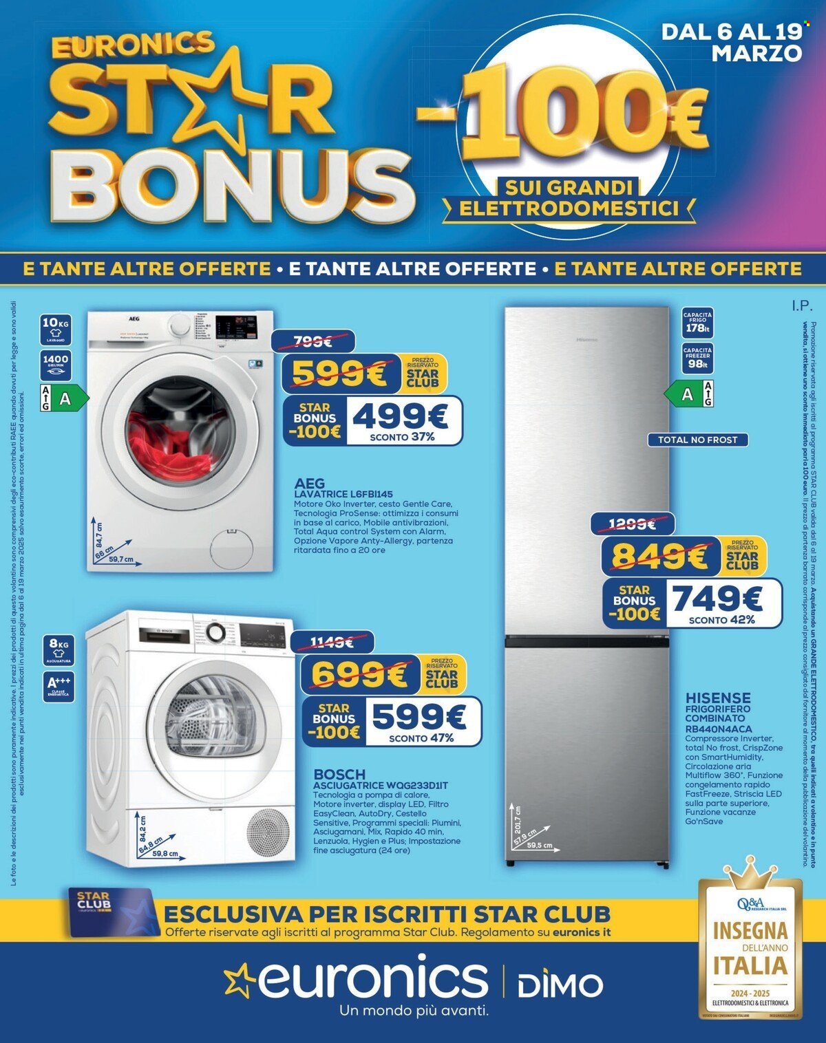 Volantino Euronics - 6/3/2025 - 19/3/2025. Pagina 1