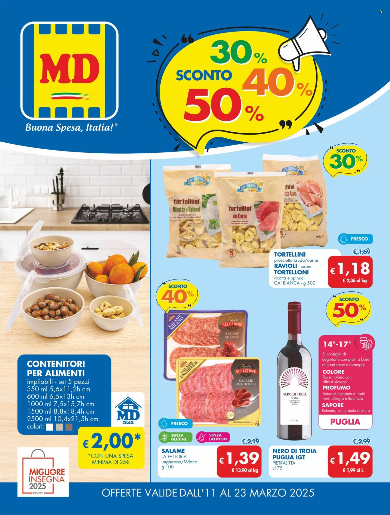 Volantino MD Discount - 11/3/2025 - 23/3/2025. Pagina 1