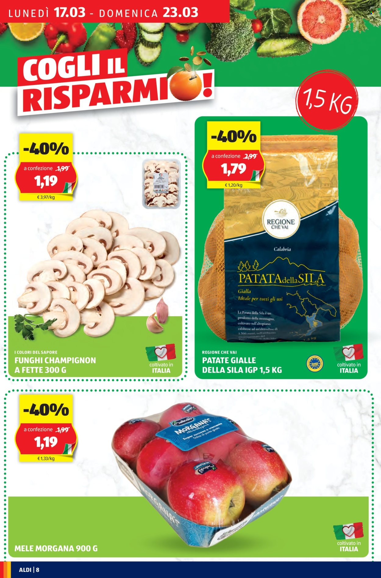 Volantino Aldi - 17/3/2025 - 23/3/2025. Pagina 8