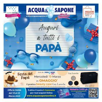 Volantino Acqua & Sapone - 10/3/2025 - 23/3/2025.