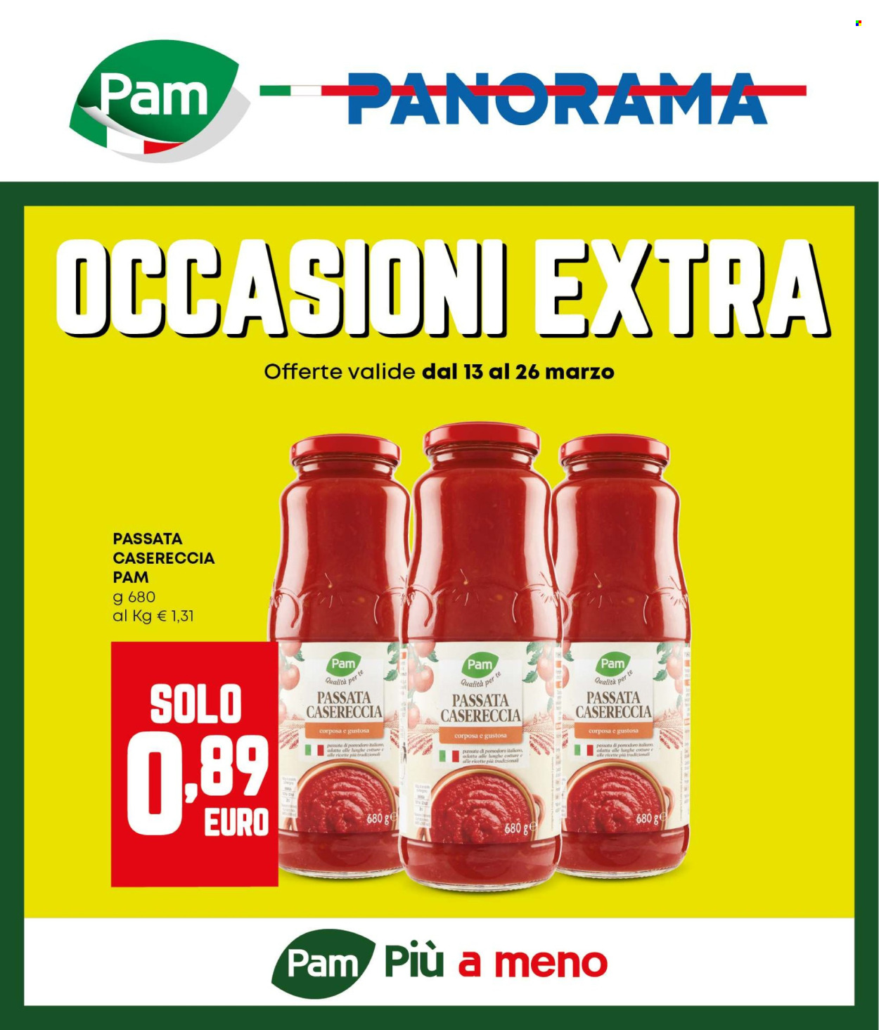 Volantino Pam Panorama - 13/3/2025 - 26/3/2025. Pagina 1