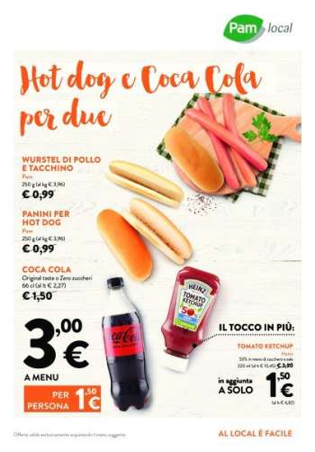 Volantino Pam local.